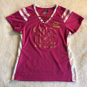 Aaron Rodgers Packers Breast Cancer Jersey